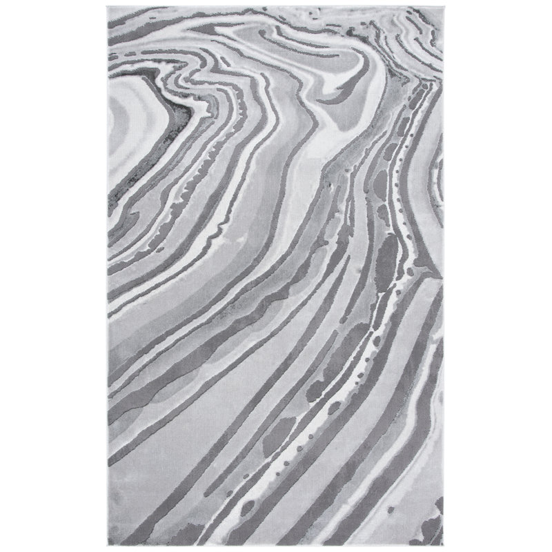 Tapis abstrait Bordonaro Performance, Rectangle 6 pi 7 po x 9 pi
