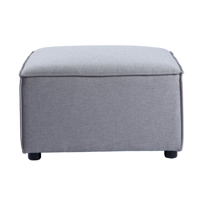 70cm Wide Square Solid Colour Cocktail Ottoman
