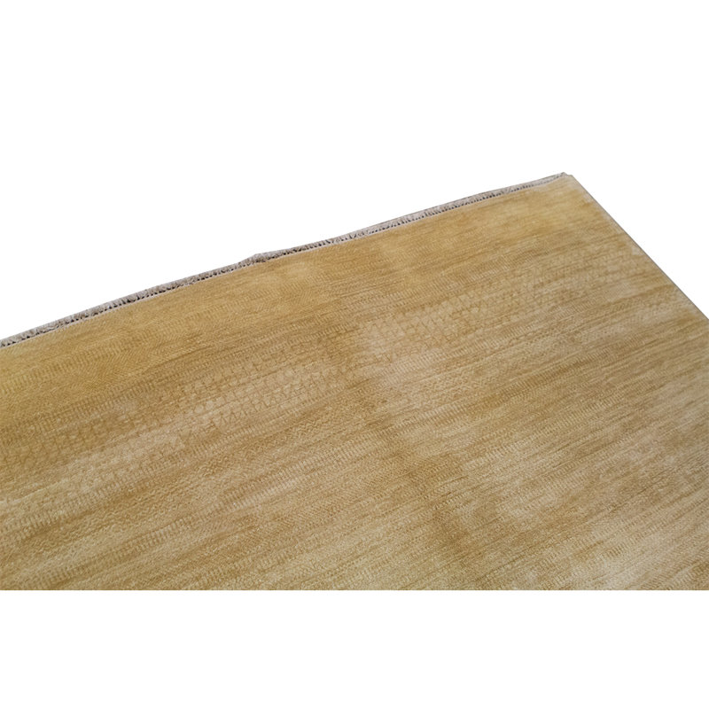 Hand-Knotted High-Quality Yellow Area Rug