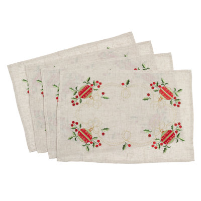Lorelai Embroidered Rectangle Placemat