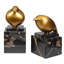Figurines de pinson doré Uttermost