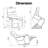  25" W Power Lift Chair Recliners Infinite Position With Heat and 8 Point Massage-635902954