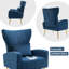 27' ' wide velvet armchair Mahith-88364530