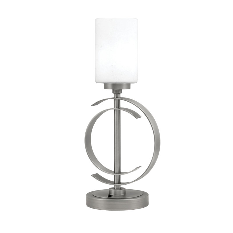 Lampe de table Armida, Blanc, Graphite