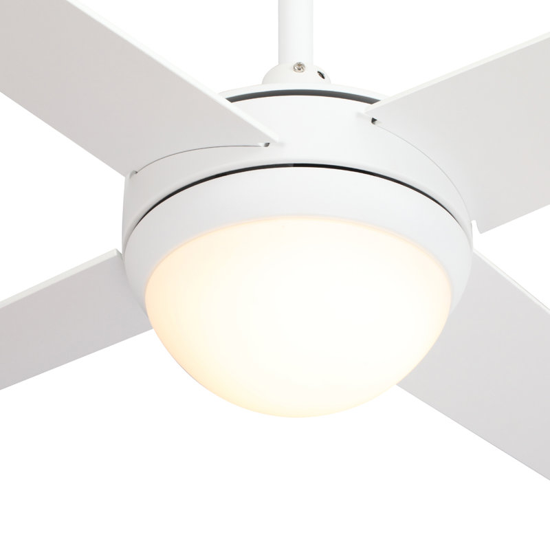 Ventilateur de plafond intelligent de 52 po avec commande murale, ensemble d'éclairage, fonctionne avec l'assistant Google et Amazon Alexa, raccourci Siri.