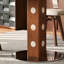 Table ronde en bois massif Rock Board-133450671
