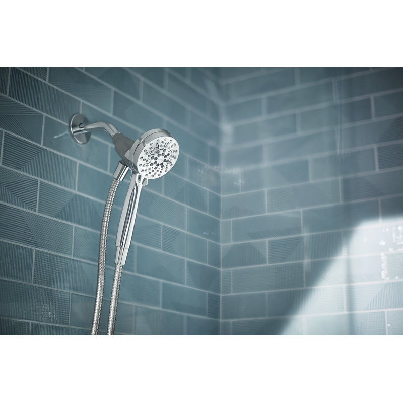 Douche à main ronde à 6 réglages Moet Magnetix Engage 26100EP de Moen avec support magnétique (chrome), Chrome