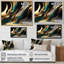 «Green and Gold Agate II», art abstrait sur toile transitionnel-86493194-119182703-86493193