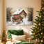 Warm Lantern Carols Lane - Toile tendue avec châssis de qualité supérieure-803024646