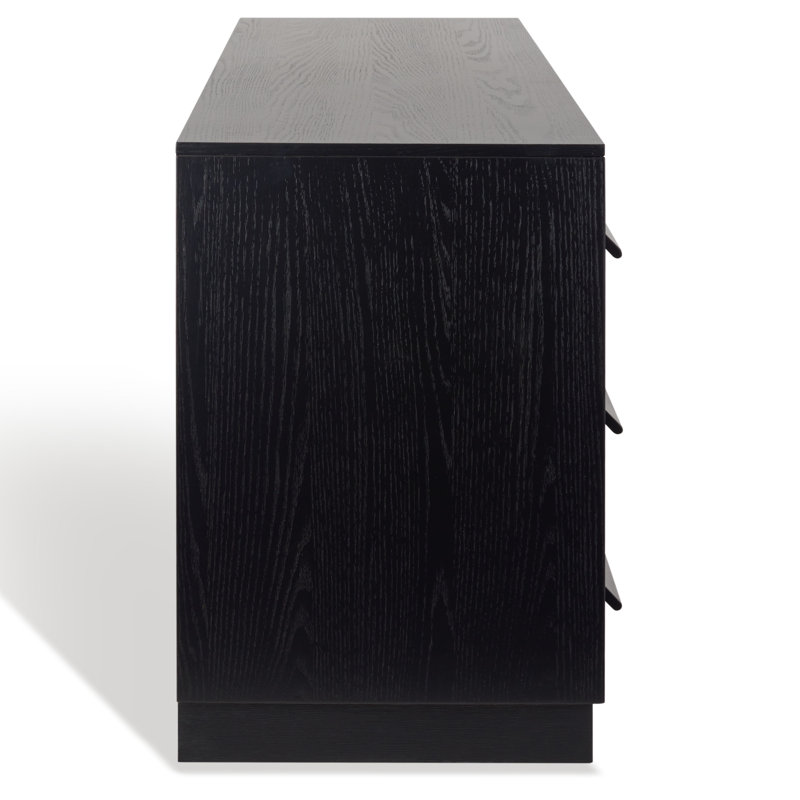 Deirdra 6 - Drawer Dresser, Black