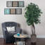 Ficus artificiel 72 po dans un panier