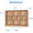 Presly 3  Tier Cube Bookcase Modern Bookshelf with 10 Cubes-627202053-627202050