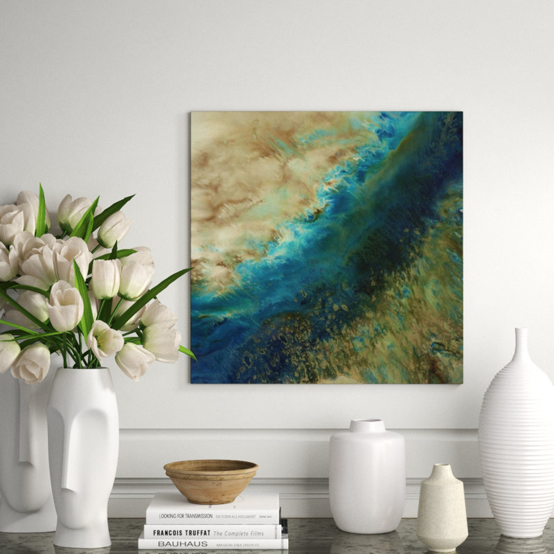 Shimmering II Painting by Blakely Bering, 40" H x 40" W x 1.5" D, Plexi