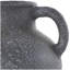 Ceramic Textured Whitewashed Decorative Vase with Handles
