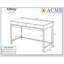 Bureau Ottey blanc brillant et doré