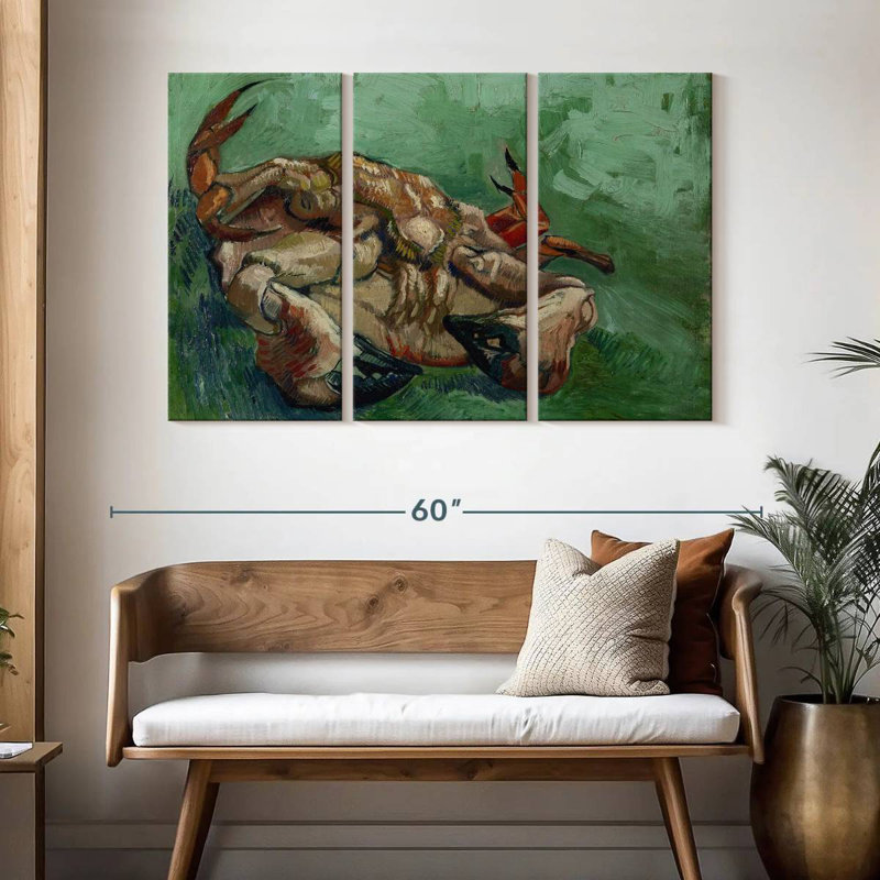 Brampt Crab On Its Back, 32" H x 50" W