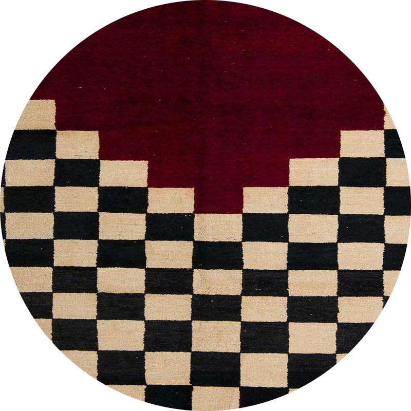 Tapis abstrait et moderne 5156, Rond 4 pi