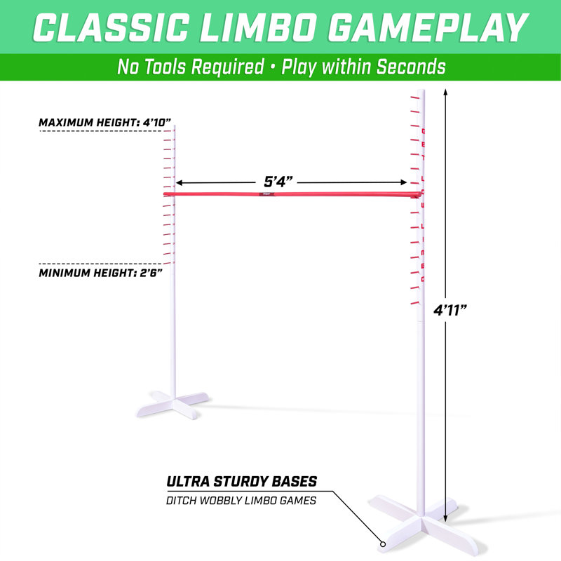 Jeu de limbo en bois de qualité supérieure