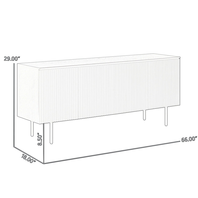 Caraker 66'' Sideboard