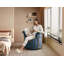 Fauteuil d'appoint pivotant à 360 degrés pivotant avec revêtement moelleux, pour une lecture confortable et une détente dans des espaces variés-1729018199