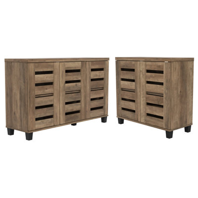 Lismore 2-Door & 3-Door Shoe Storage Cabinet (Holds 28 Pairs)