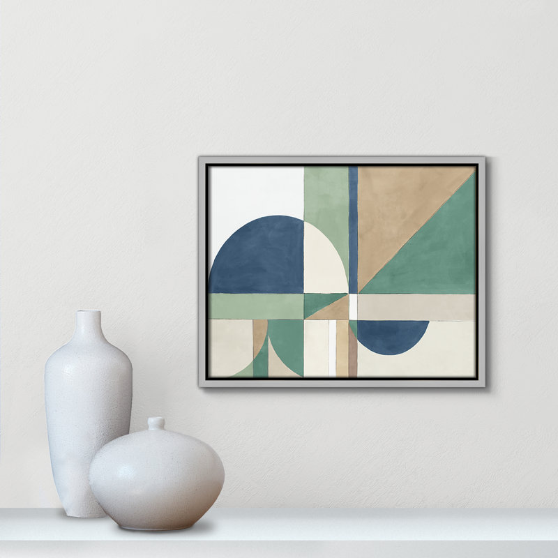 Floater Frame Canvas, 12.5" H x 15.5" W x 2" D, Silver Framed