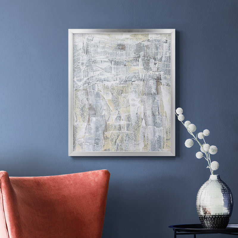 Ghost Town I, toile encadrée de qualité supérieure - prête à être accrochée, Argent, H 24 po x l 20 po