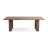 Nut-Brown Rectangular Solid Wood Dining Table-1021353643