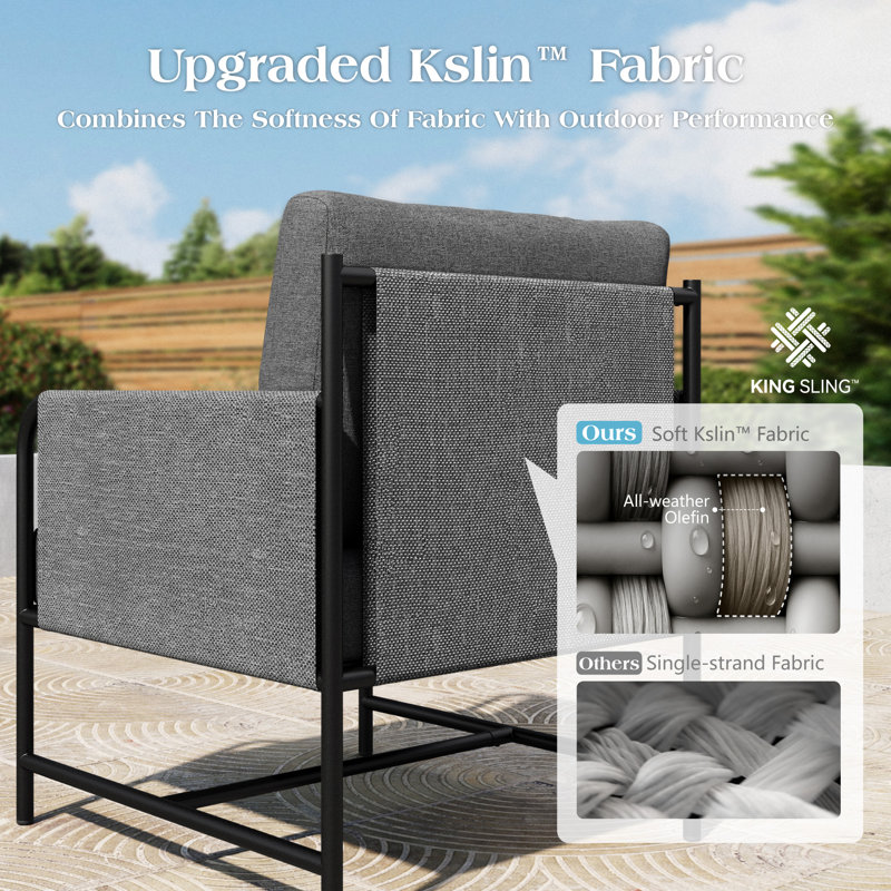 Fauteuil pour canapé en métal Patio Furniture