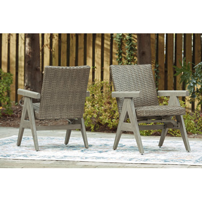 Chaise berçante d'extérieur Debbee (ensemble de 2)