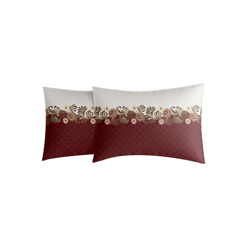 Microfiber Floral Duvet Cover Set, Double Duvet Cover + 3 Additional Pieces