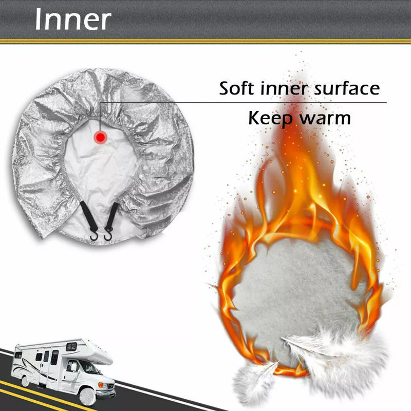 4PCS Waterproof Wheel Tire Covers
