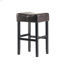 Tabouret de bar 30 po en cuir reconstitué sans dossier (ensemble de 2), brun