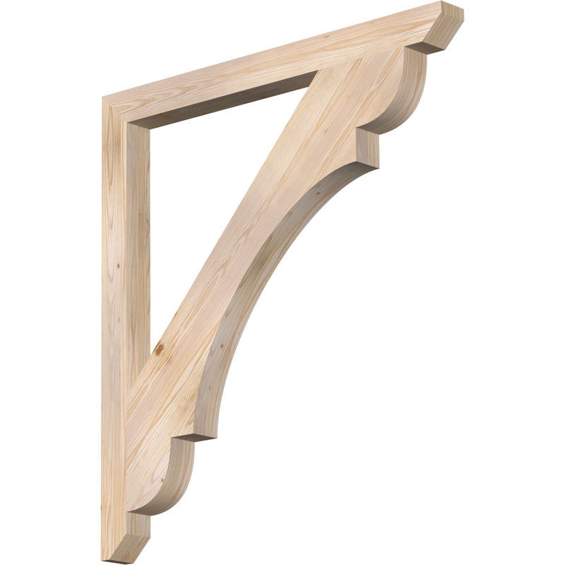 Support latté 3 1/2 "x P 44" x H 48 ", sapin Douglas, Douglas (lisse), H 48 po x l 3,5 po x P 44 po