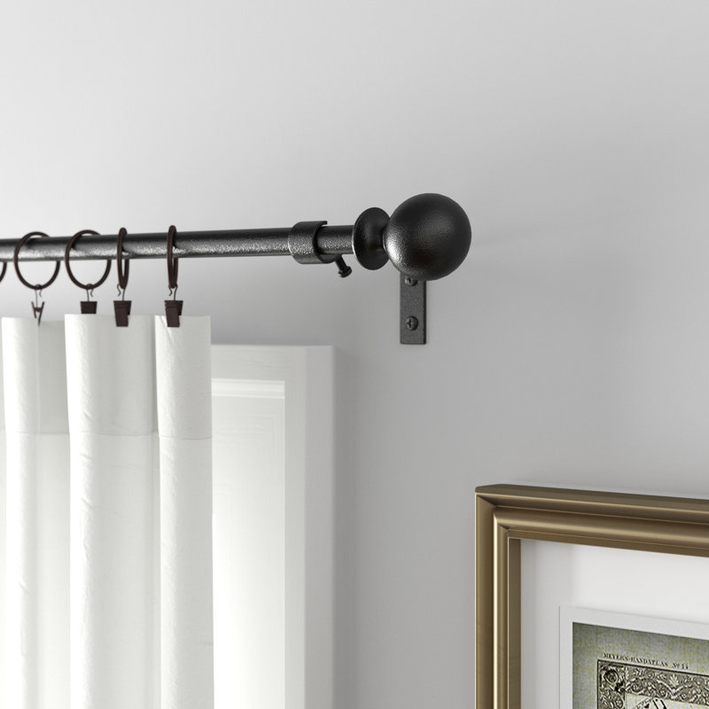 Holst Steel Adjustable, 3" H x 26" - 48" W x 3.5" D, White