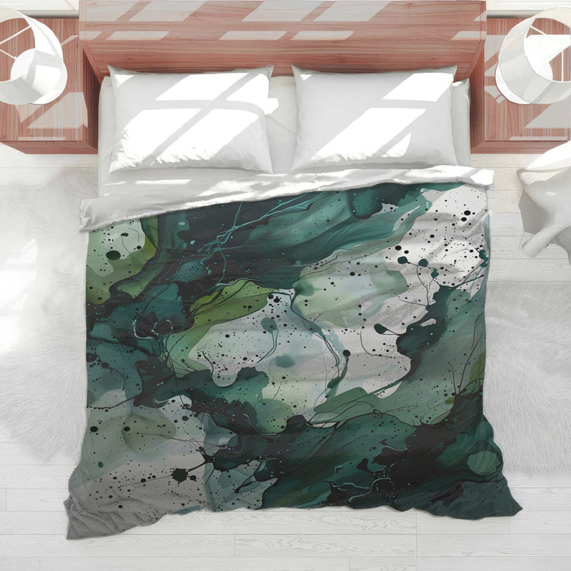 Abstract Bedding Art Comforter Modern, Twin Extra Long