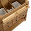 Meuble-lavabo simple 36 po Malibu, bouleau ambré