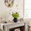 Arrangement organique moderne dans un pot