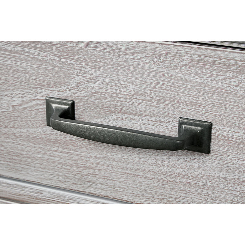 Mobilier de chambre à coucher de style transitionnel avec poignées en métal 1Pc