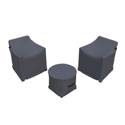 Acacia Outdoor Conversation Set Group Seating Patio Furniture Covers by Arlmont & Co.