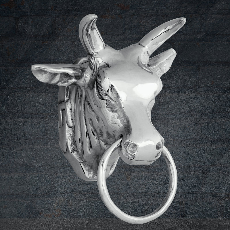Handmade Animals Wall Decor, Chrome