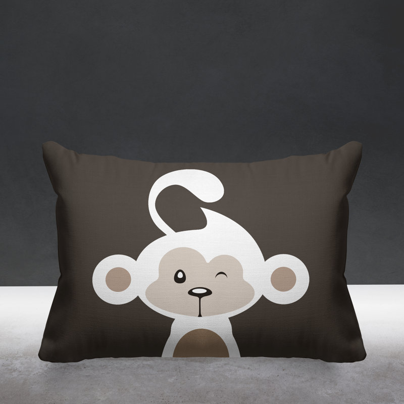 Coussin intérieur Ollie, Taupe, 14 po x 20 po, Rectangle