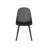 Outdoor Chair In Black Finish - Posey With Build And Fashionable Lines Color Style Material Elegant Shape