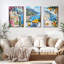 3 Piece Wrapped Canvas Print