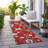 Lummus Washable Damask Indoor / Outdoor Rug-2013956401
