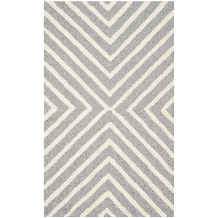 Garibald Hand Tufted Wool Geometric Rug