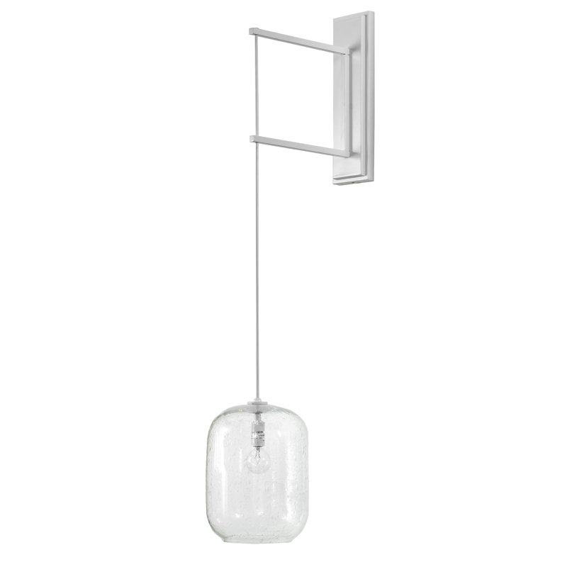 Pastilla 1 - Light Armed Sconce, Gloss White