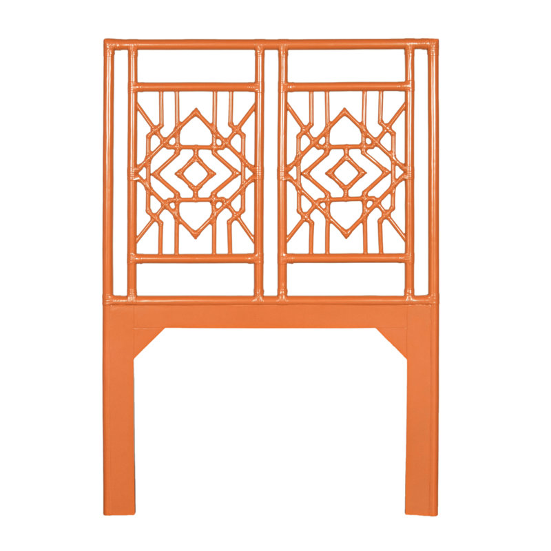 Lit standard bas Tulum, Orange citron, Simple extra long
