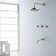 Oceana Shower Set with Rainfall Shower Head Faucet Luxurious and Modern Showering Experience