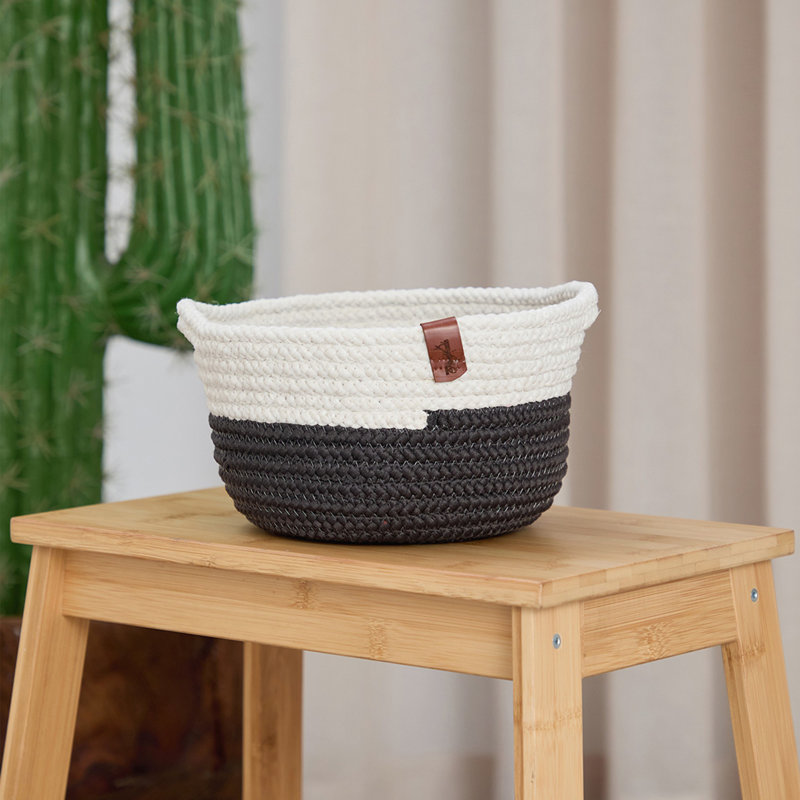 Panier décoratif 100% jute